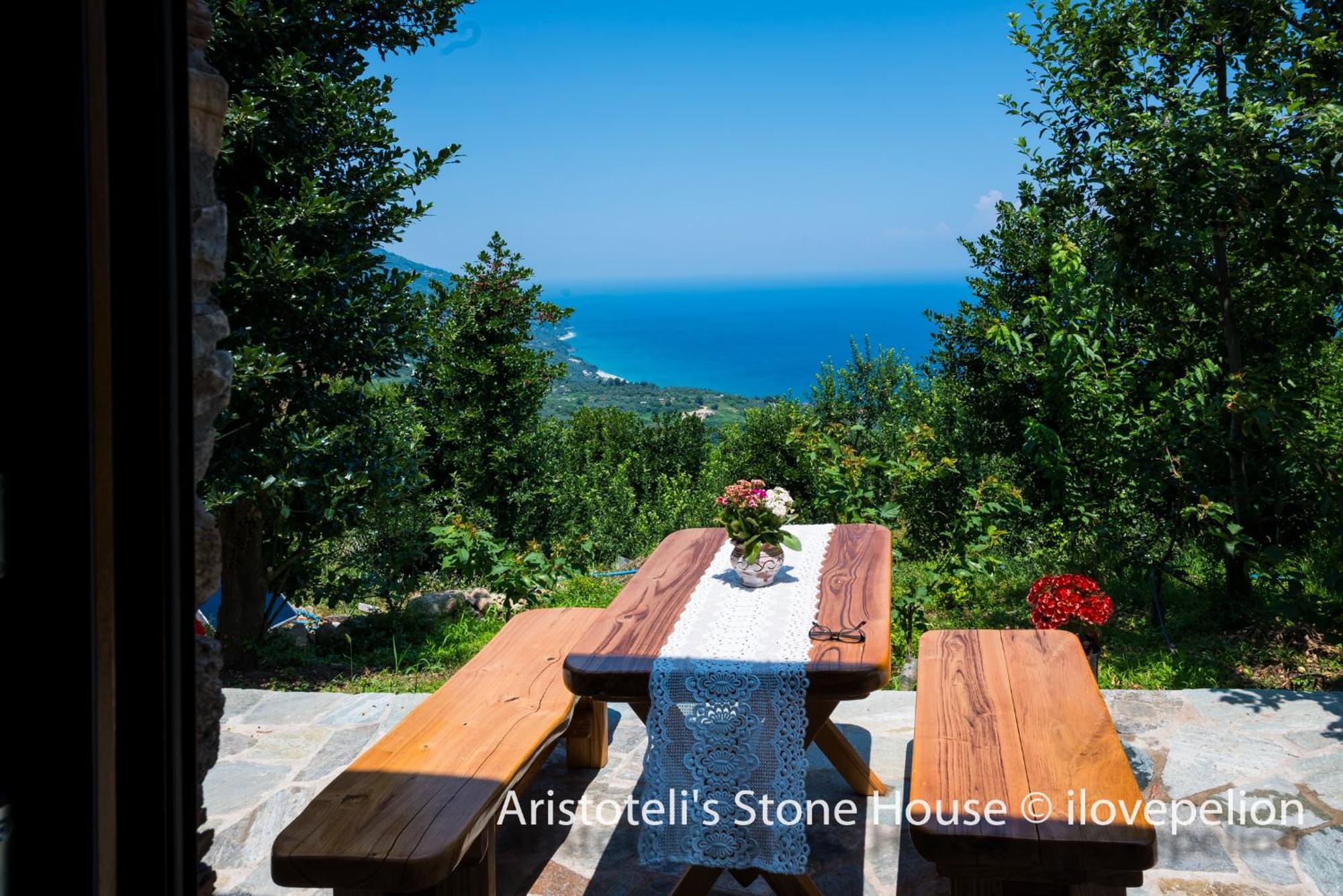 Aristoteli'S Stone House Makrirrákhi Extérieur photo